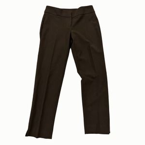 Talbots Size 4 Brown Dress Pants Pleated Business Pants